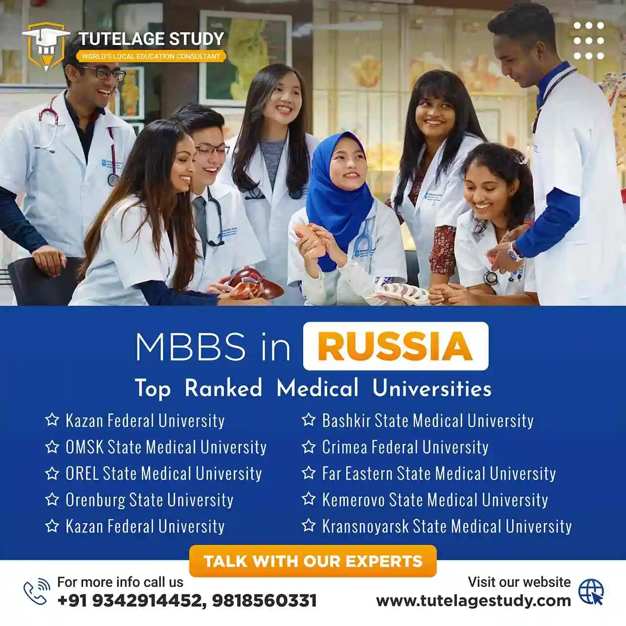Top Medical Colleges in Russia for Indian Students