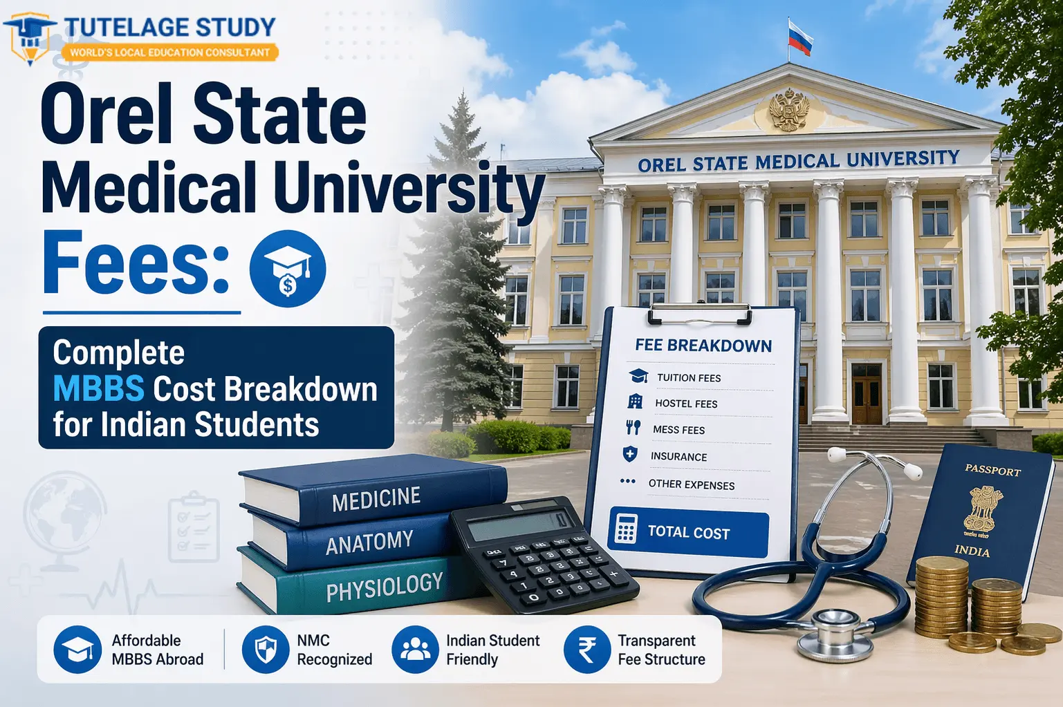 Orel State Medical University Fees: Complete MBBS Cost Breakdown for Indian Students