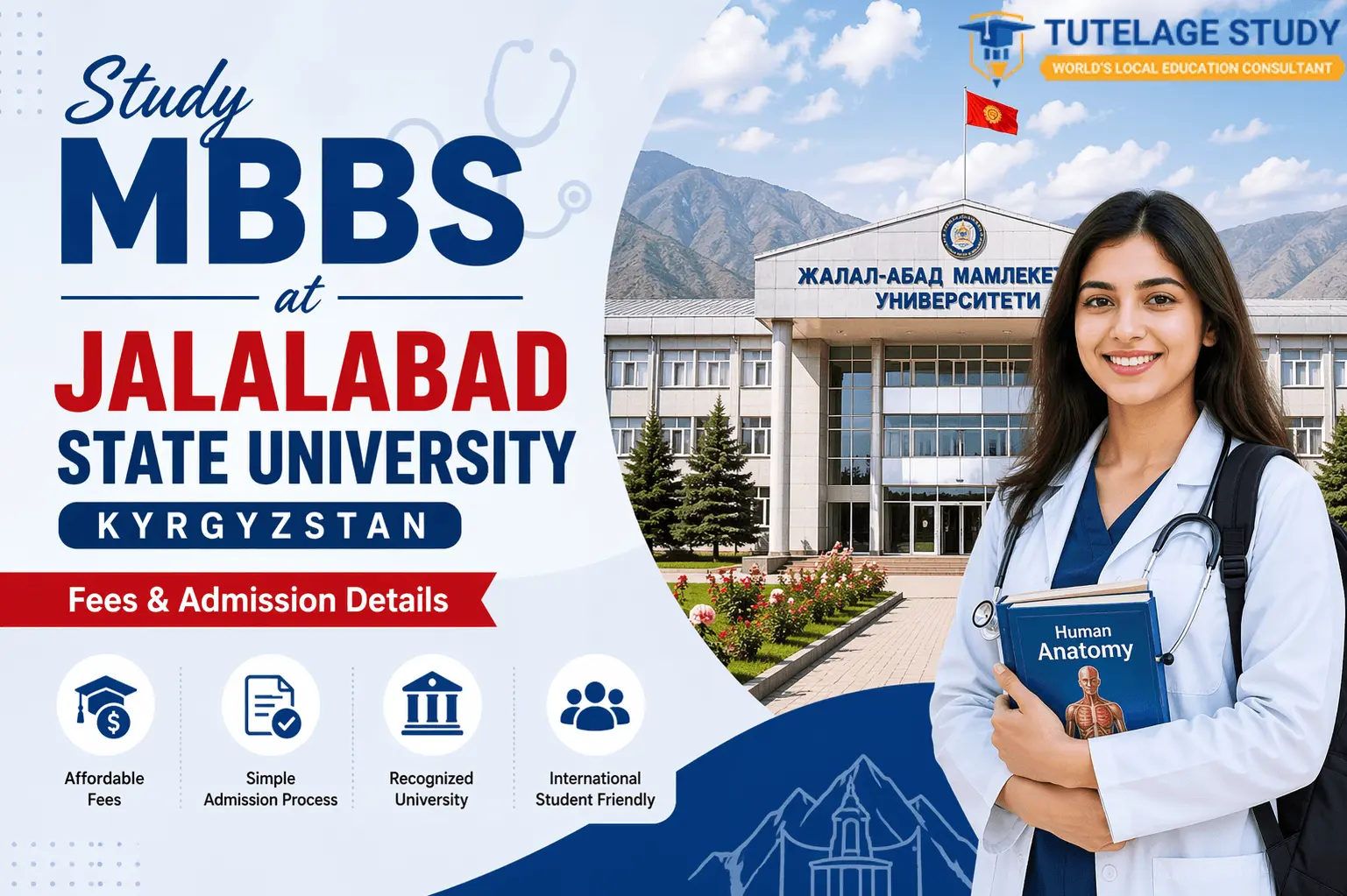 Study MBBS at Jalalabad State University Kyrgyzstan: Fees & Admission Details