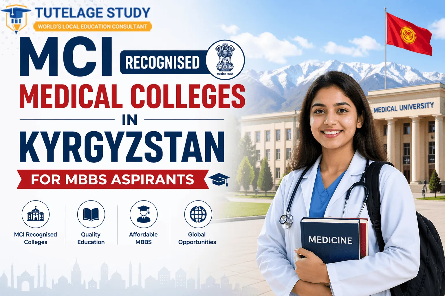 MCI Recognised Medical Colleges in Kyrgyzstan for MBBS Aspirants