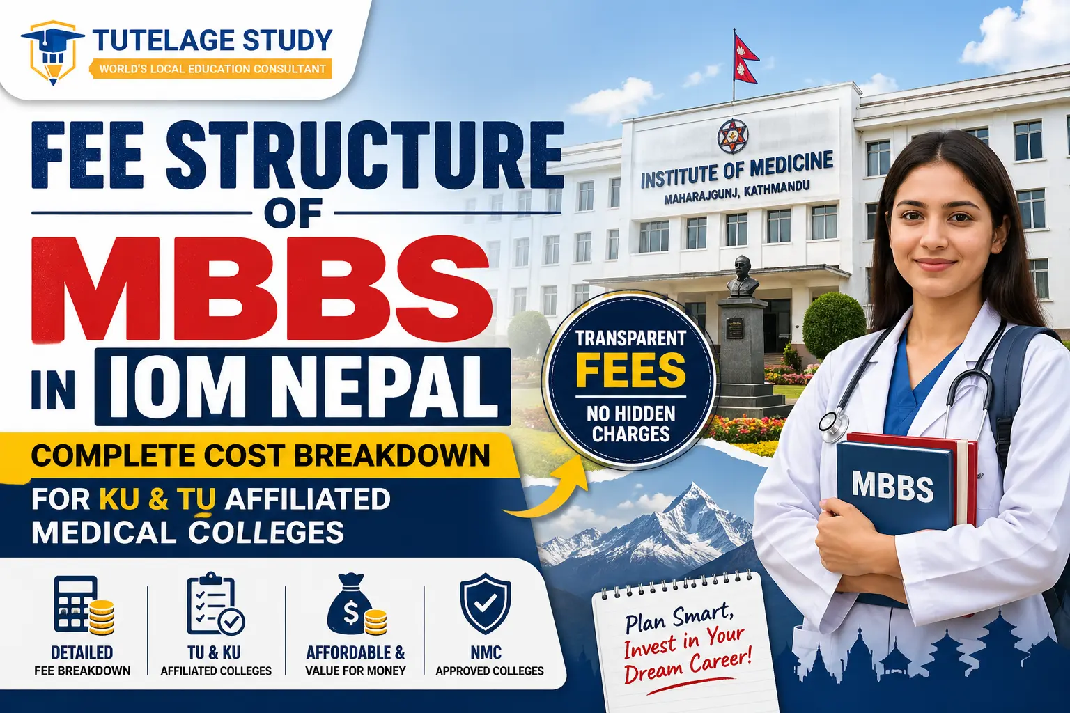 Fee Structure of MBBS in IOM Nepal: Complete Cost Breakdown for KU & TU Affiliated Medical Colleges