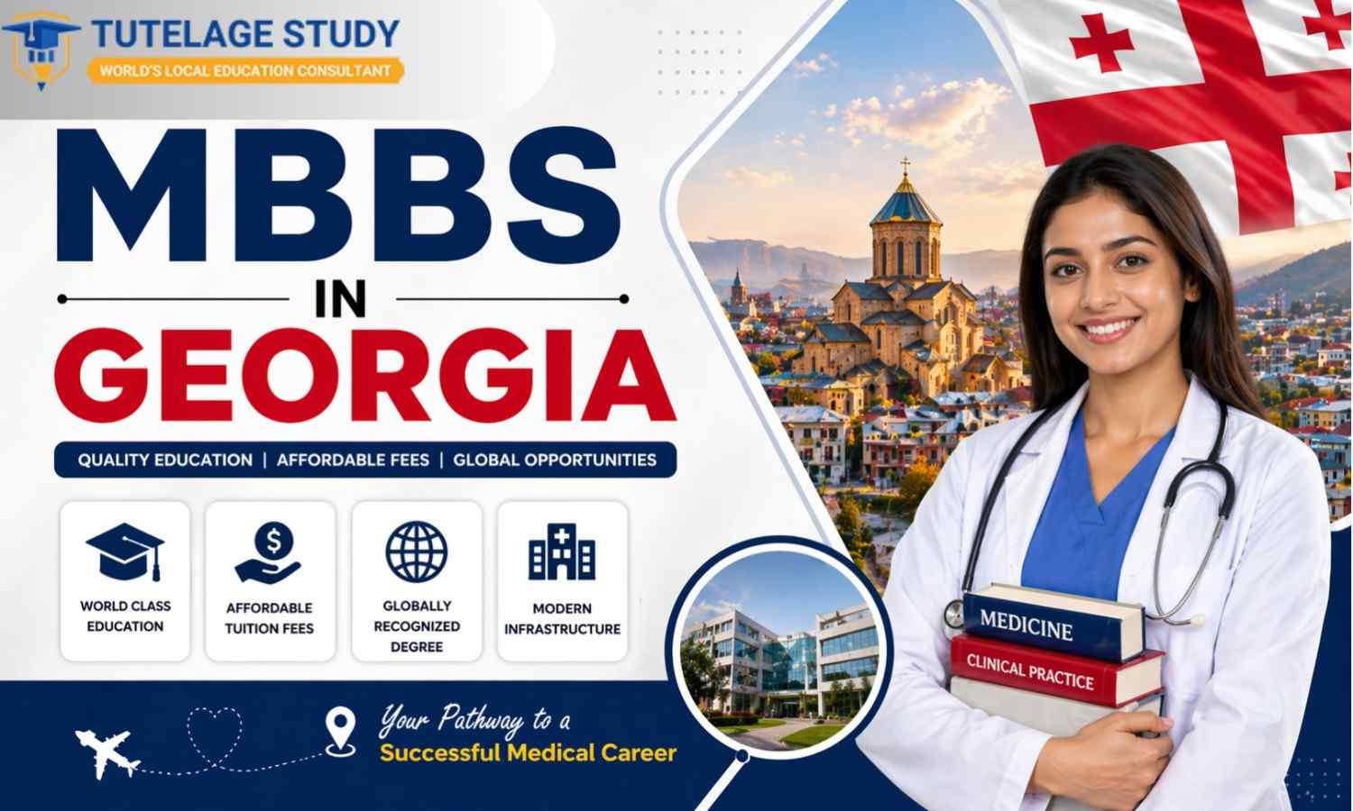 MBBS in Georgia: Fees, Top Universities & Admission