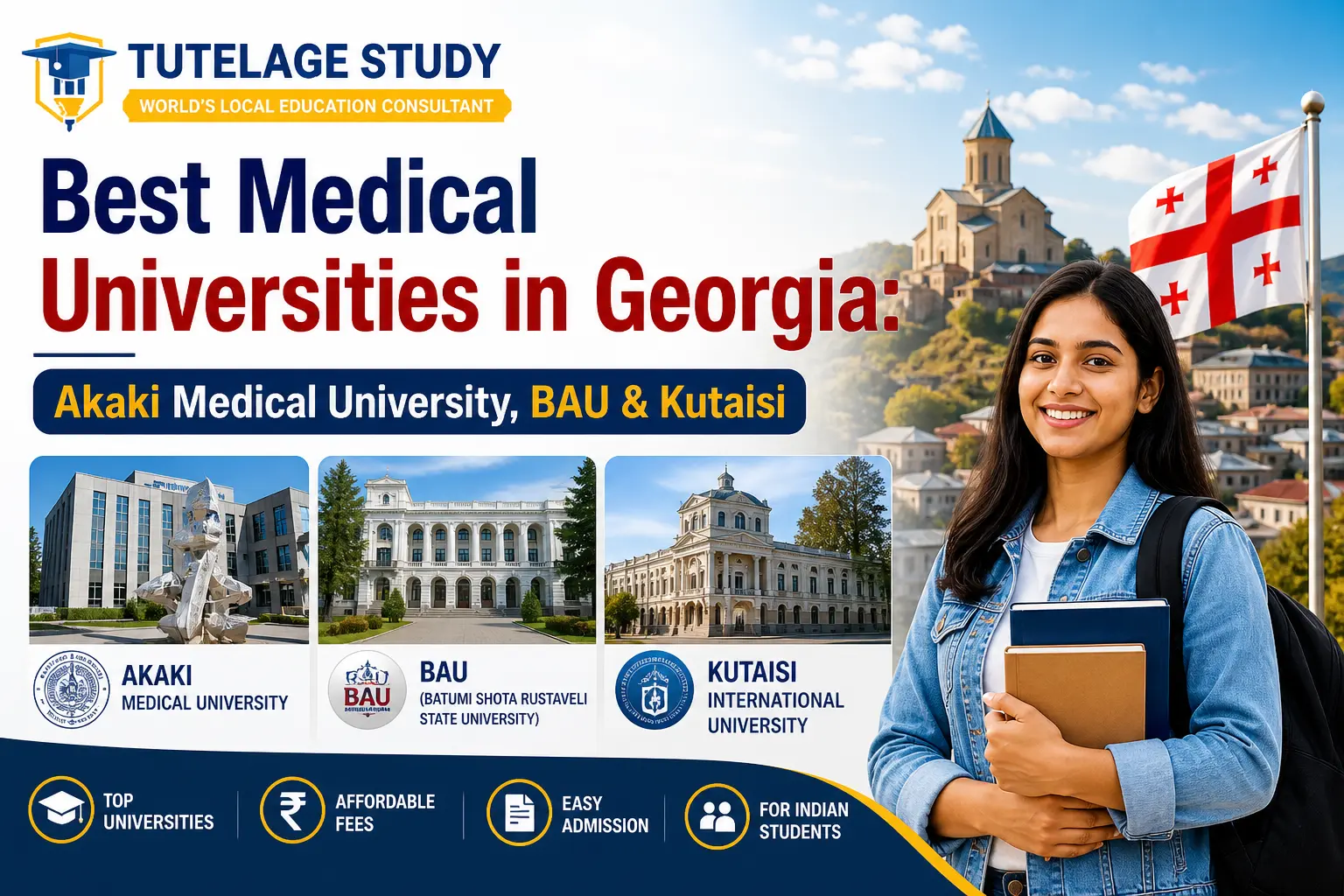 Best Medical Universities in Georgia: Akaki Medical University, BAU & Kutaisi