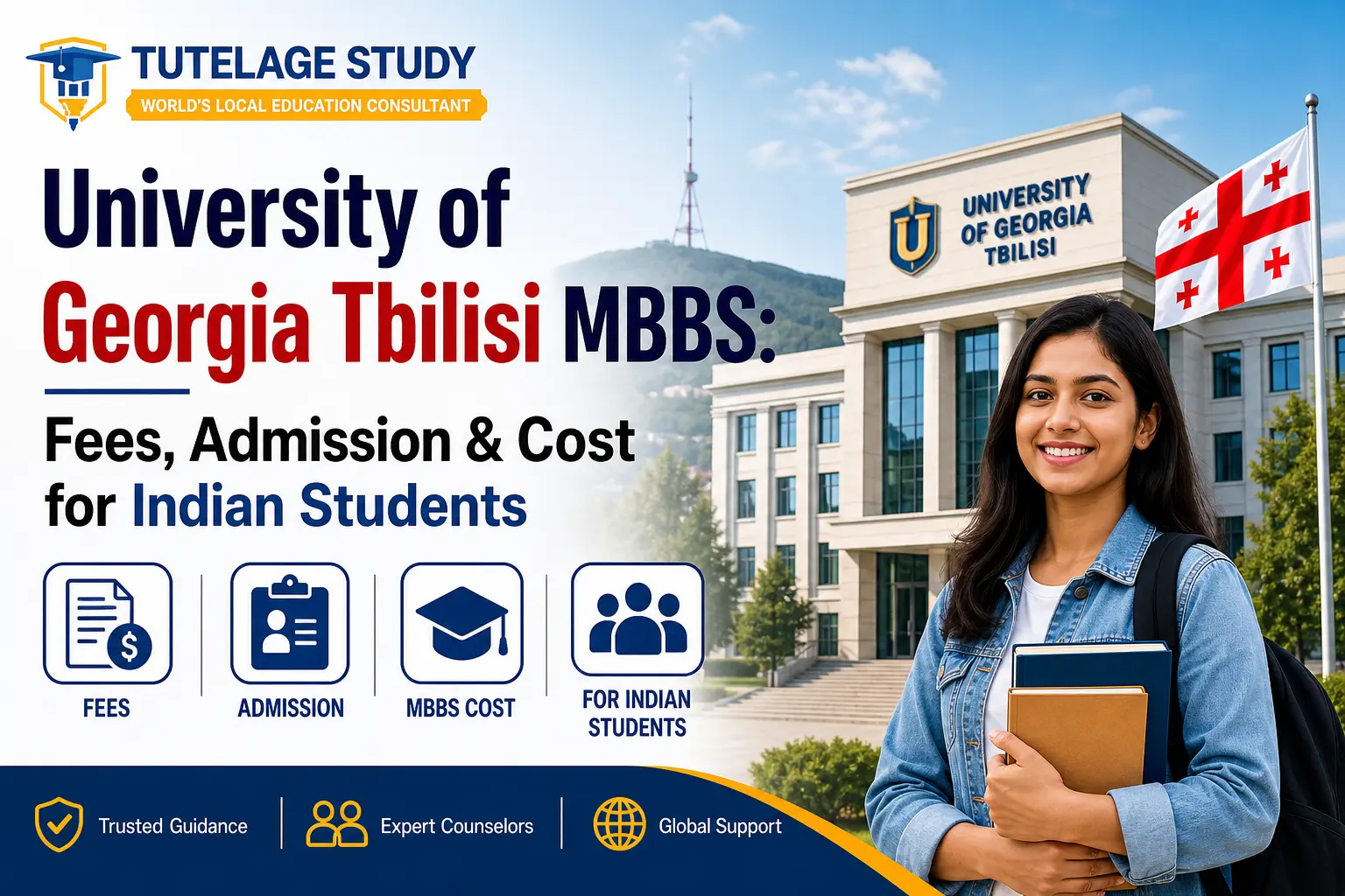 University of Georgia Tbilisi MBBS: Fees, Admission & Cost for Indian Students