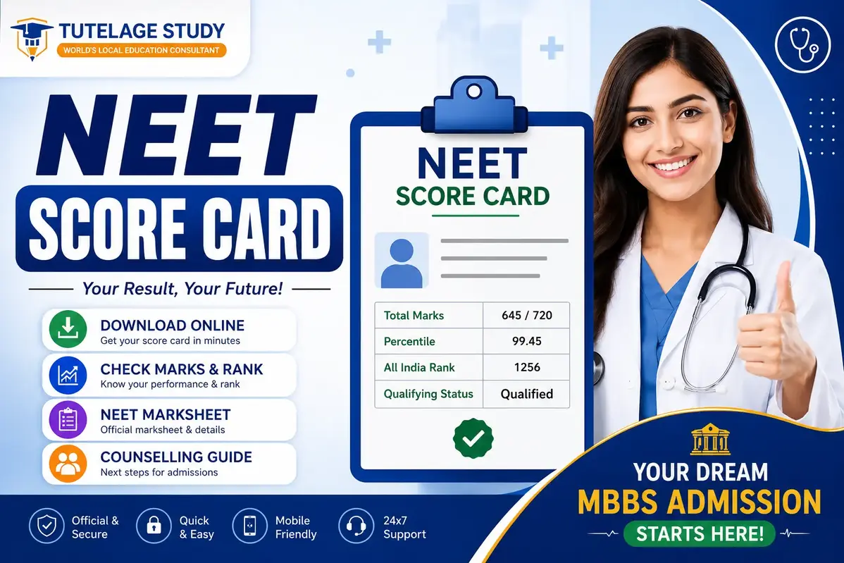 NEET Score Card : Download, Check Marks, Rank & Counselling Guide