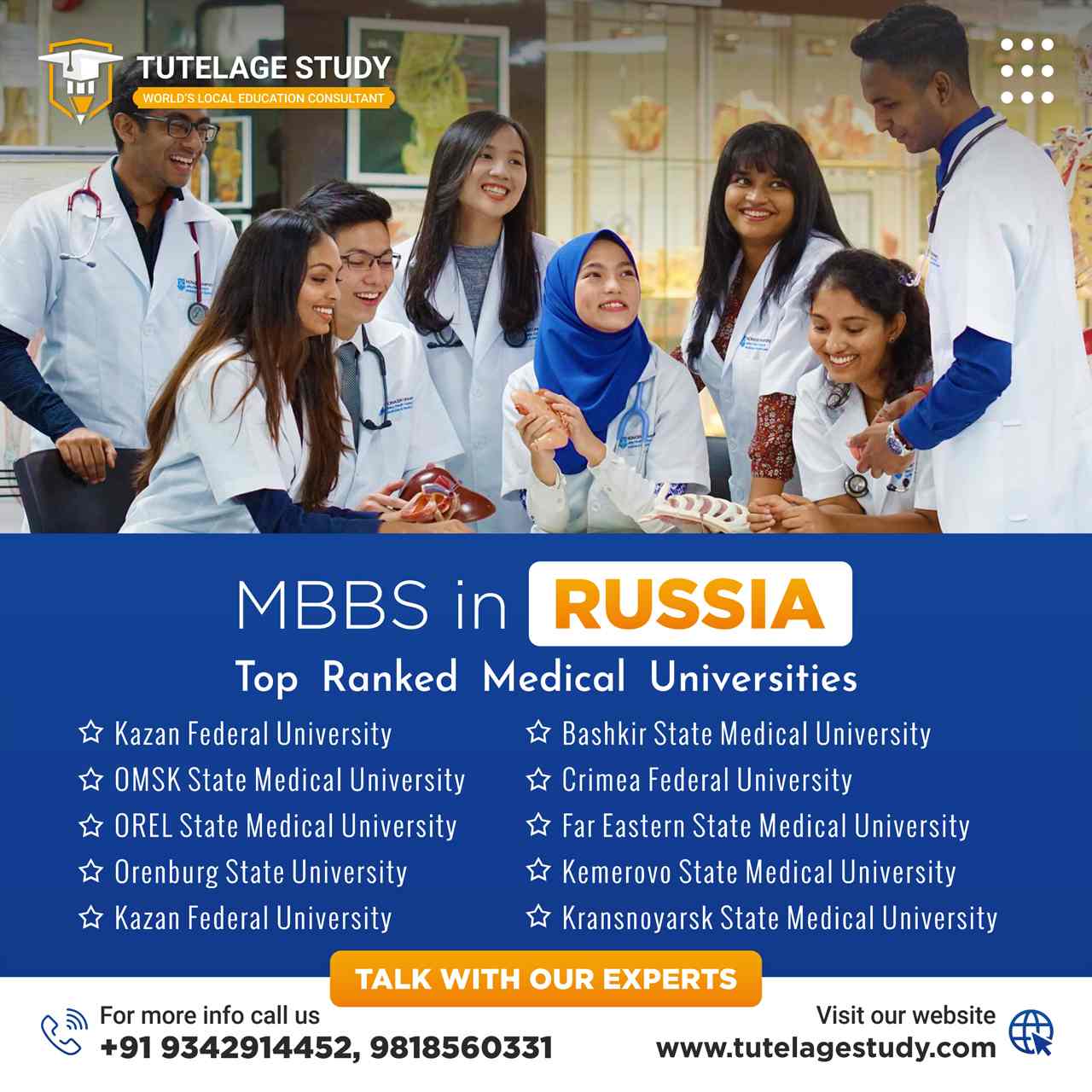 Top Medical Colleges in Russia for Indian Students
